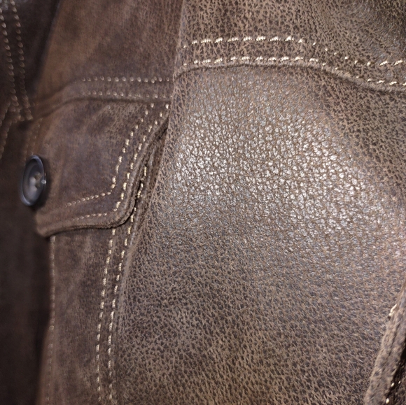 Danier leather quilted mens jacket - Picture 2 of 6